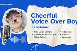 Cheerful Voice Over Boy 