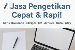 Jasa pengetikan makalah, microsof power point, word, exel, dll.