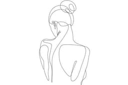 Keindahan Bentuk Tubuh dalam Garis Tak Terputus: Line Art yang Mengalir