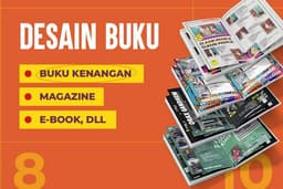 Desain Buku Annual Book, E-book, Magazine, Buletin 