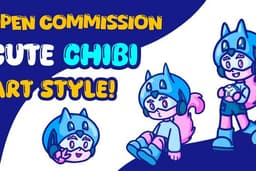 Custom Desain Karakter 2D Chibi Style