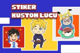 Desain stiker kustom lucu untuk brand dan personal  (Stiker Whatsapp, Stiker Line, Stiker Instagram)