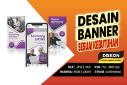 Desain Banner sesuai kebutuhan