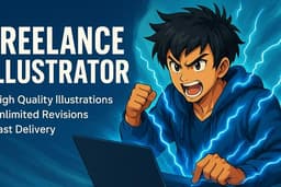 Jasa Ilustrasi Anime Custom | Cocok untuk Branding, Profil, dan Konten