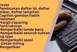 Jasa Edit dan Pengetikan/Layanan sesuai format klien
