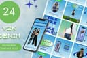 .Template Instagram Y2K Denim Aesthetic – 24 Post Siap Edit (Canva)