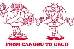Desain kaos dengan gaya cartoon retro / gaya imut dan fun