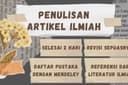 Penulisan Konten Ilmiah (Kualitas Terjamin, Harga Miring)