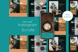 Desain Feed Instagram & Konten Media Sosial UNLIMITED REVISION