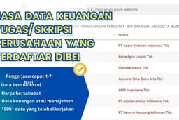 Data Keuangan BEI – Tugas & Skripsi Cepat