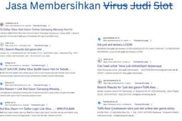 Jasa Membersihkan Virus Judi Slot Gacor di Website Anda (BerGaransi)