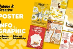 Desain Poster Infografis Unik dan Menarik