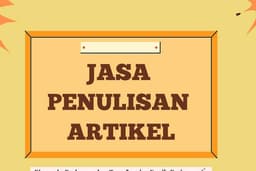 Jasa Penulisan Artikel 