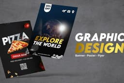 Desain Banner, Poster, Flyer, IG Post, Mockup