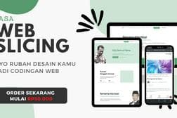 Jasa slicing desain website jadi codingan