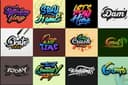 Design lettering untuk kaos simple dan keren 
