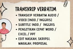 TRANSKIP VERBATIM AUDIO/VIDEO