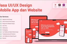 UI/UX design Website dan Mobile Apps