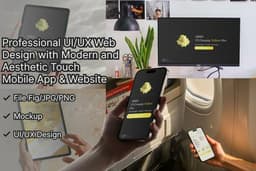 Professional UI/UX Web Design with Modern and Aesthetic Touch