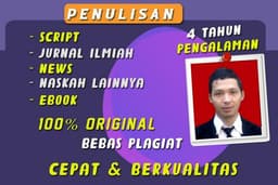 PENULISAN SCRIPT/ARTIKEL/EBOOK/NEWS/JURNAL