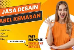 Jasa Desain Label Kemasan Unlimited Revisi