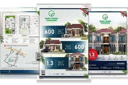 Desain Brosur Spesialis Produk Properti | Real Estate