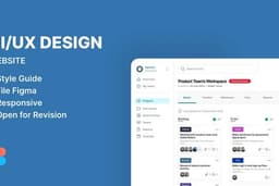 UI/UX Design Figma dengan Style Guide, Components, Auto Layout, hingga responsive
