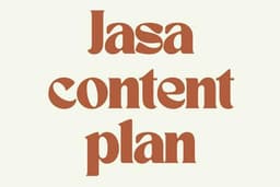 Content Planner | Rencana Konten Writing, Content Brief, Jasa Content plan dan caption 