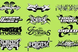 y2k streetwear design logo untuk brandmu
