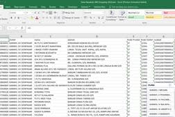 Input Data pada Microsoft Excel