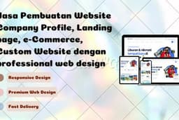 Website Company Profile, Landing page, e-Commerce, Custom Website dengan professional web design