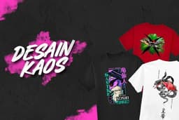 Desain Kaos untuk perusahaan, UMKM, atau untuk acara-acara khusus