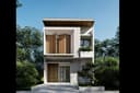 Desain Arsitektural 3D modeling rumah modern, gambar kerja dll