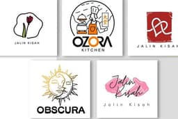 Desain Logo Restoran Rumah Makan dan Kuliner, Olshop, Studio Fotografi, UMKM