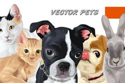 Vector Portrait pets