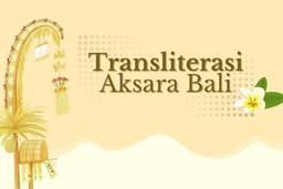 Transliterasi Aksara Bali