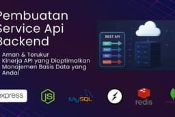 Pembuatan service API Backend, dengan node js (express js)