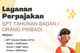 Jasa Pelaporan SPT Tahunan Badan / Perusahaan