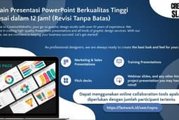 Desain Presentasi PowerPoint Berkualitas Tinggi Selesai dalam 12 Jam! (Revisi Tanpa Batas)