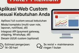 Jasa Pembuatan Aplikasi Web Custom, Harga Kaki Lima