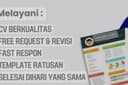 Desain CV, Portofolio, Resume dan Cover Letter (Bhs. Indo)