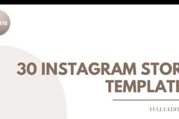 Template instagram story canva aesthetic (30 Template)