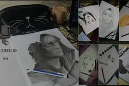 Lukisan Portrait Murah