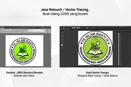 Jasa Retouch / Vector Tracing, Buat Ulang LOGO/GAMBAR Yang Buram