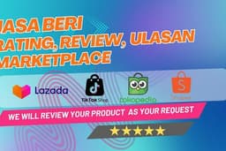 JASA REVIEW MARKETPLACE SHOPEE,TIKTOP SHOP,LAZADA,TOKOPEDIA