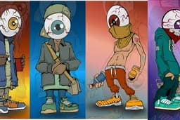 desain animasi maskot unik