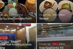 Review Produk dan Tempat