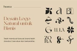 Design Logo Parfume dengan gaya natural, aesthetic dan minimalis