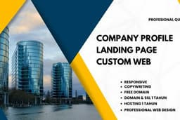 Website Company Profile, Landing Page & Custom Website Dgn Professional Web Design, Mobile Friendly