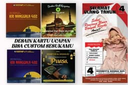 DESAIN KARTU UCAPAN PALING MURAH DAN CEPAT BURUAN!!